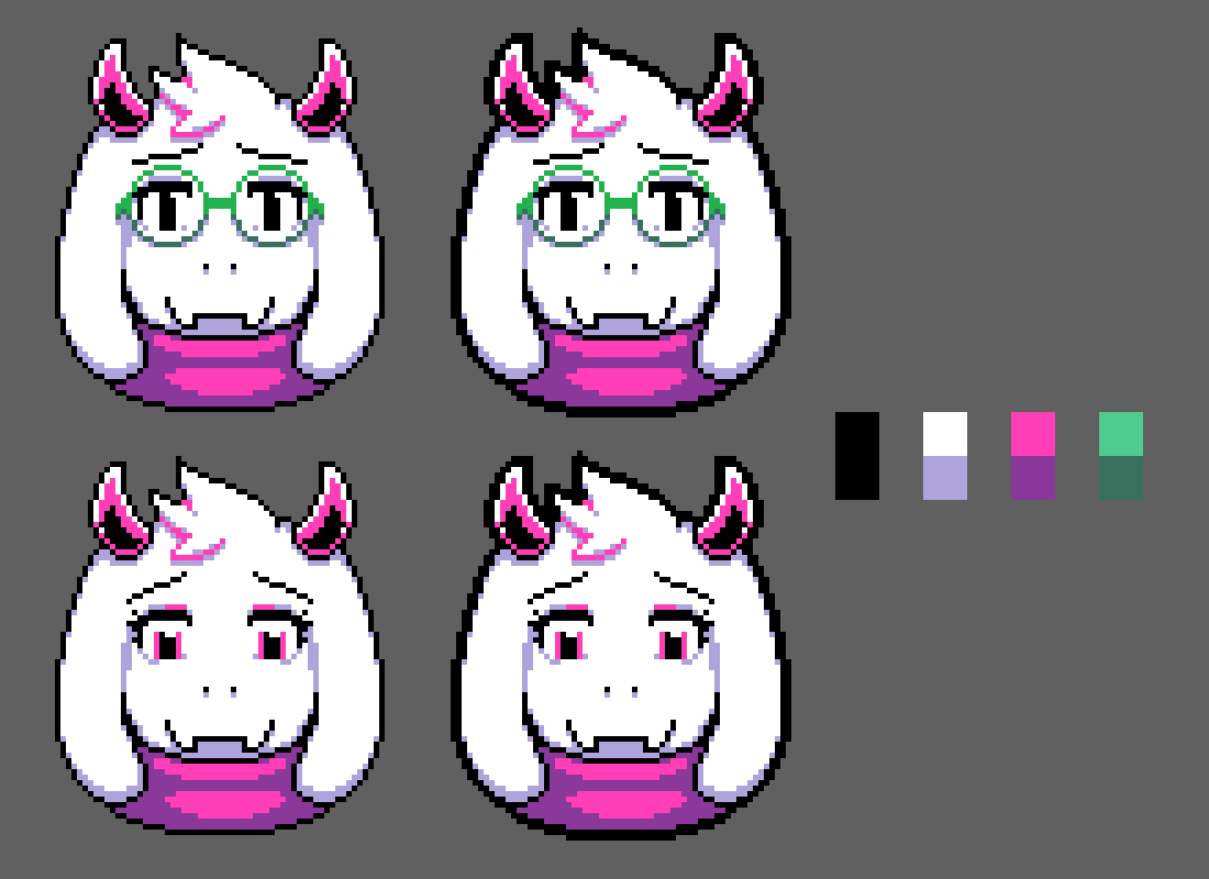 Guess which cute, fluffy boy I made a couple of dialogue sprites for (Mostly based on the original from Chapter 2)
#pixelart #DELTARUNE #Ralsei
