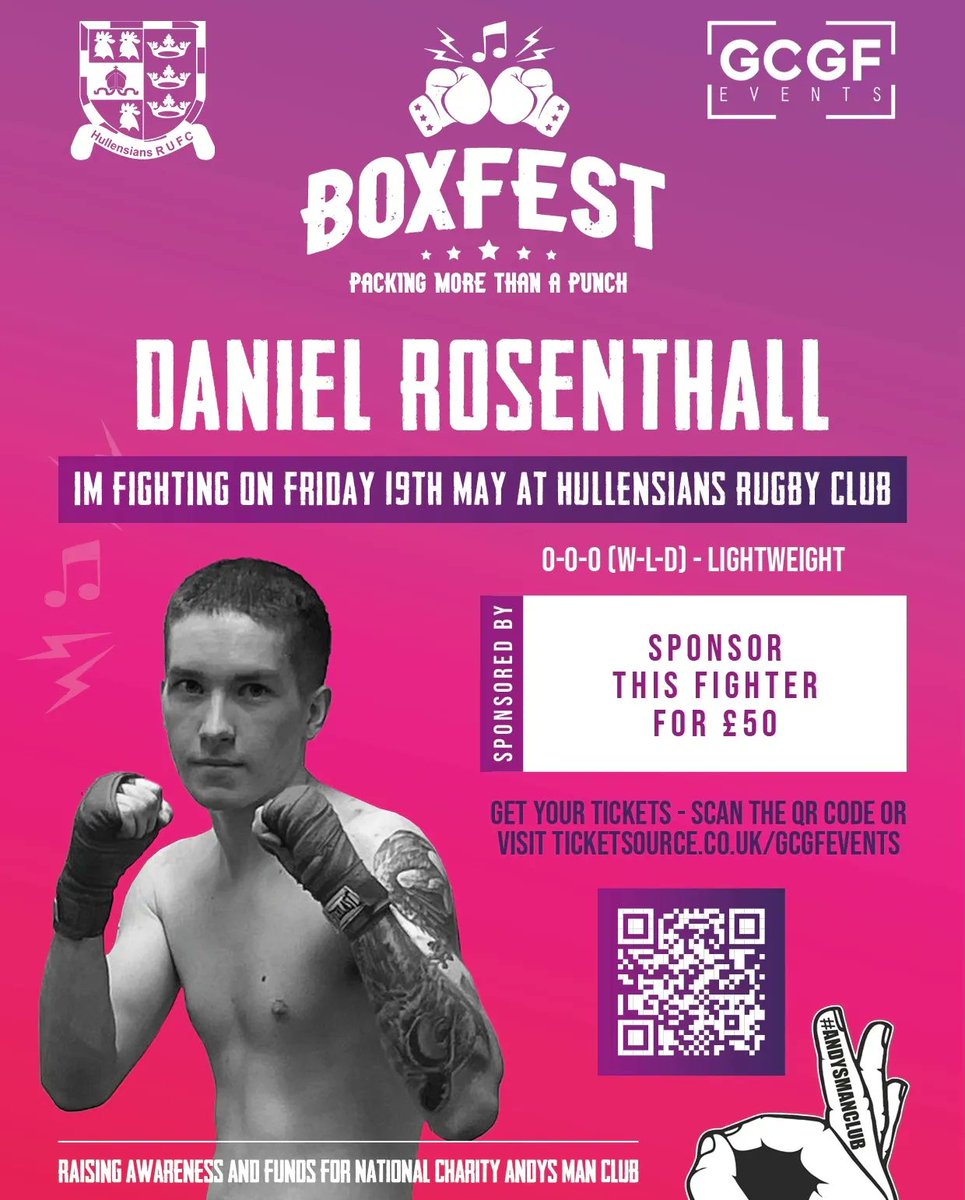 GCGFEvents's tweet photo. 🚨 𝗙𝗜𝗚𝗛𝗧 𝗔𝗡𝗡𝗢𝗨𝗡𝗖𝗘𝗗 🥊

This fight is going to be action packed with two fighters who don’t know how to back down and will not stop throwing hands, but who will get the decision⁉️

Find out at Boxfest 2023, Friday 19th May Hullensians Rugby Club 🎪 https://t.co/b3uH6DIbOm