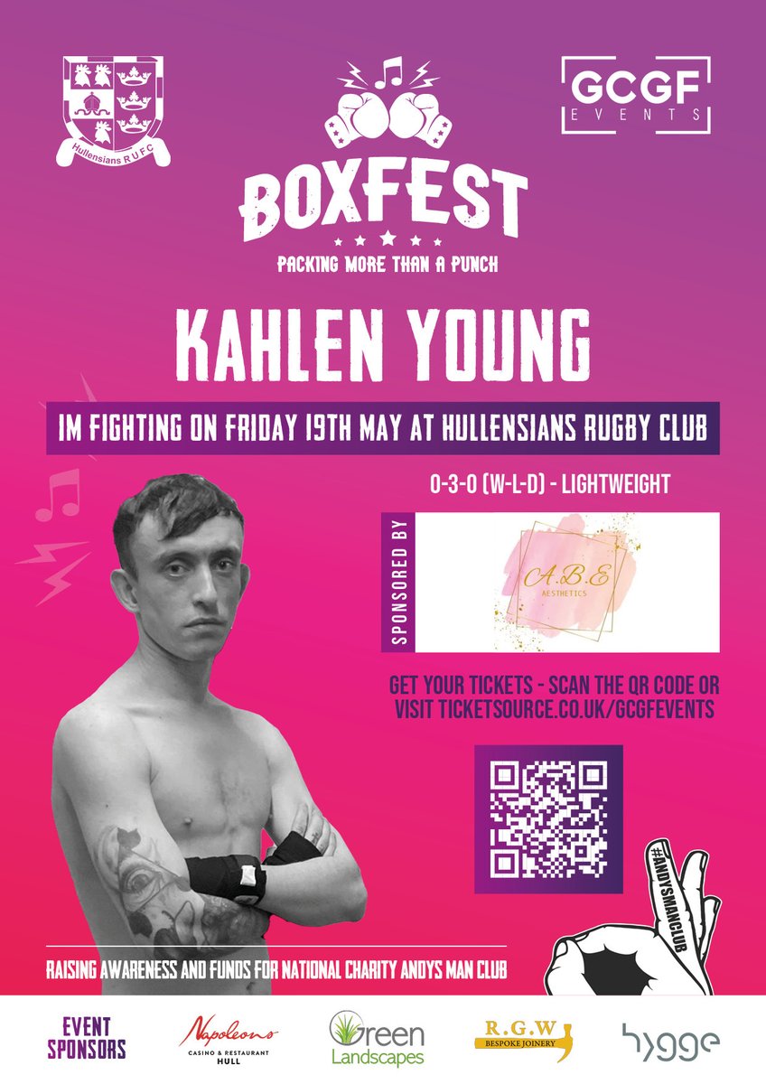 GCGFEvents's tweet photo. 🚨 𝗙𝗜𝗚𝗛𝗧 𝗔𝗡𝗡𝗢𝗨𝗡𝗖𝗘𝗗 🥊

This fight is going to be action packed with two fighters who don’t know how to back down and will not stop throwing hands, but who will get the decision⁉️

Find out at Boxfest 2023, Friday 19th May Hullensians Rugby Club 🎪 https://t.co/b3uH6DIbOm