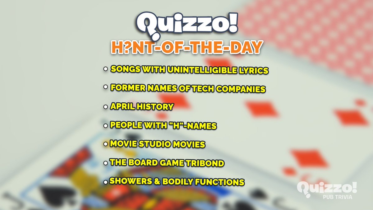 quizzo's tweet photo. ✨H?NTS-OF-THE-DAY✨
- 
- 
What's the connection between the following? https://t.co/det7wiAKRc