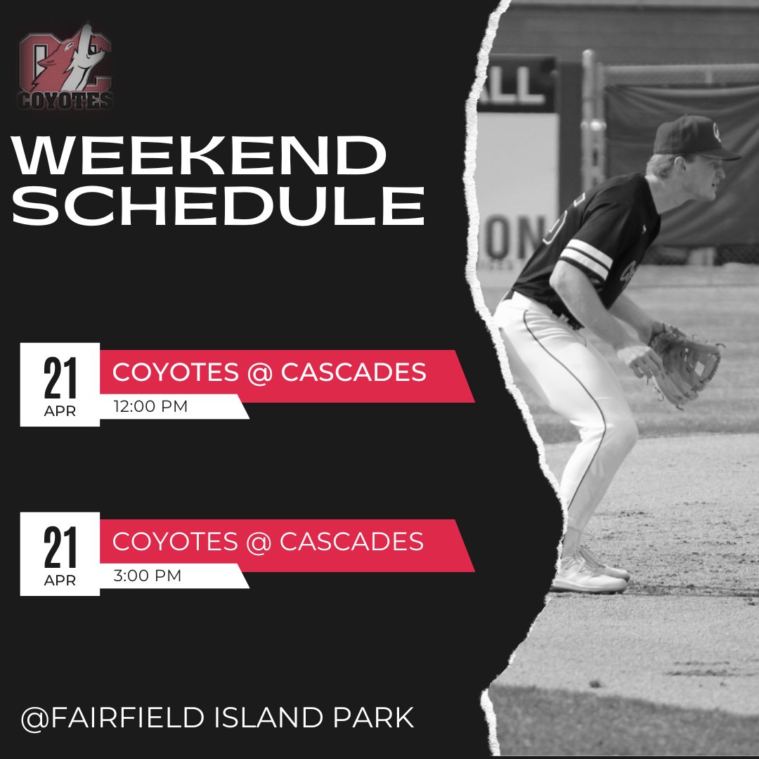 YotesBaseball's tweet image. Your Coyotes (10-4) face off against @ufvbaseball (5-9) on Friday with a chance to pull even at the top of the standings with PBA Dawgs.

#canadasleague #ccbcofficial #ccbc #occoyotesbaseball 

@OkanaganCollege  @CCBaseballConf
