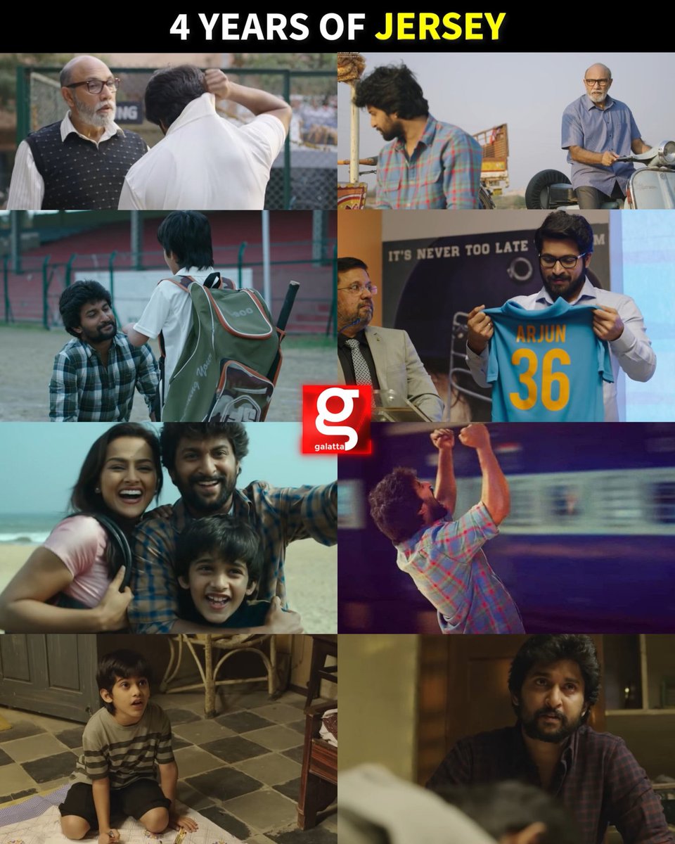 Harishma_'s tweet photo. When love and skill
work together
We can expect a masterpiece!!
One such epic is #Jersey ❤️🔥
Celebrating #4YearsofClassicJersey
Thanks to all 🙏
HK ❤️
@iamharishkalyan @NameisNani @ShraddhaSrinath
#WeLoveHarishKalyan #HarishKalyan https://t.co/Kt1hd0XWWz