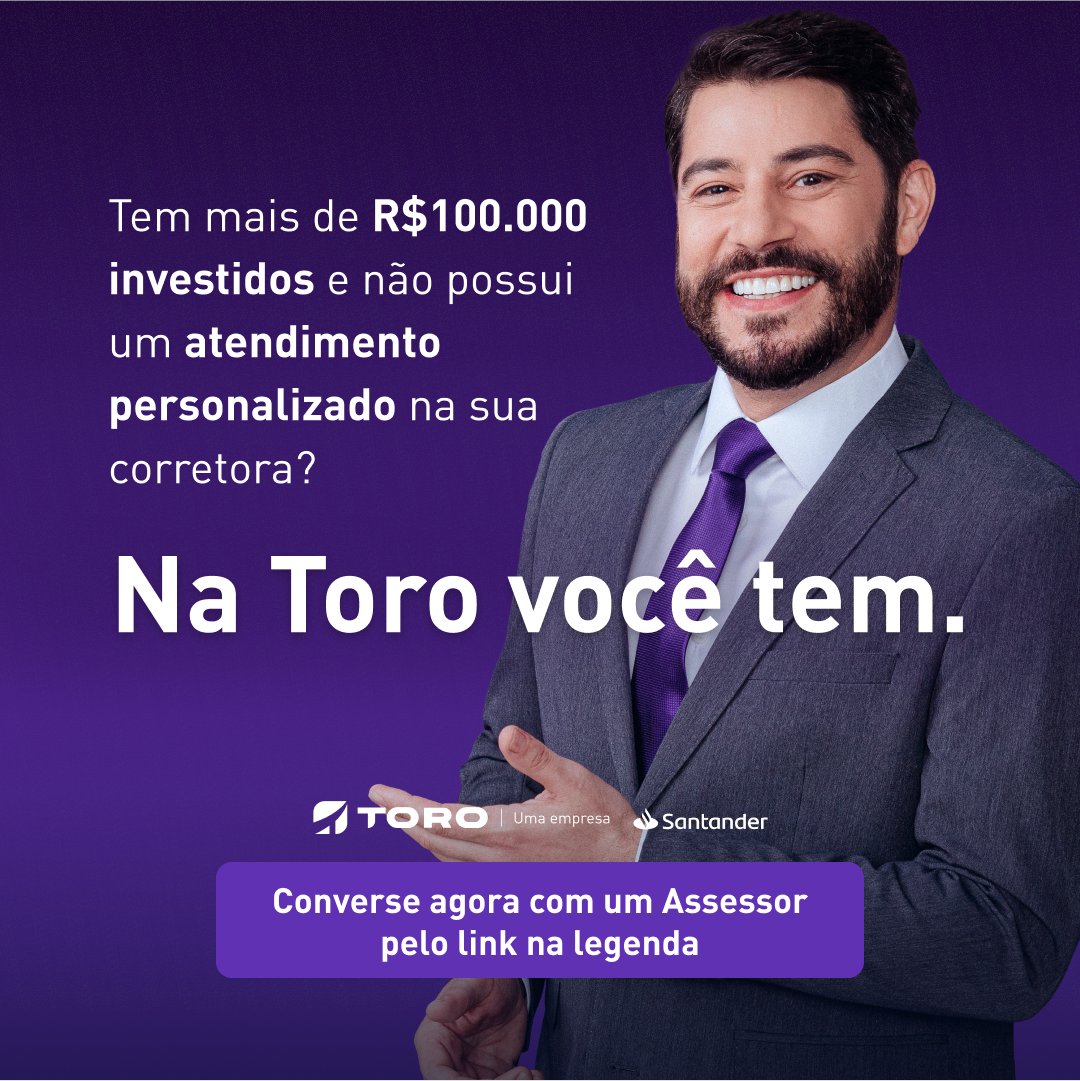 toroinvest's tweet photo. Na Toro você tem 💜
Aqui na Toro, você tem uma Assessoria Exclusiva de verdade. Você tem um time de Assessores de Investimentos certificados para te ajudar.
Clique no link na legenda e saiba mais.
➡
https://t.co/qsQ5mtTUla
#toroinvestimentos #assessoriaexclusiva https://t.co/CQDBt238qt