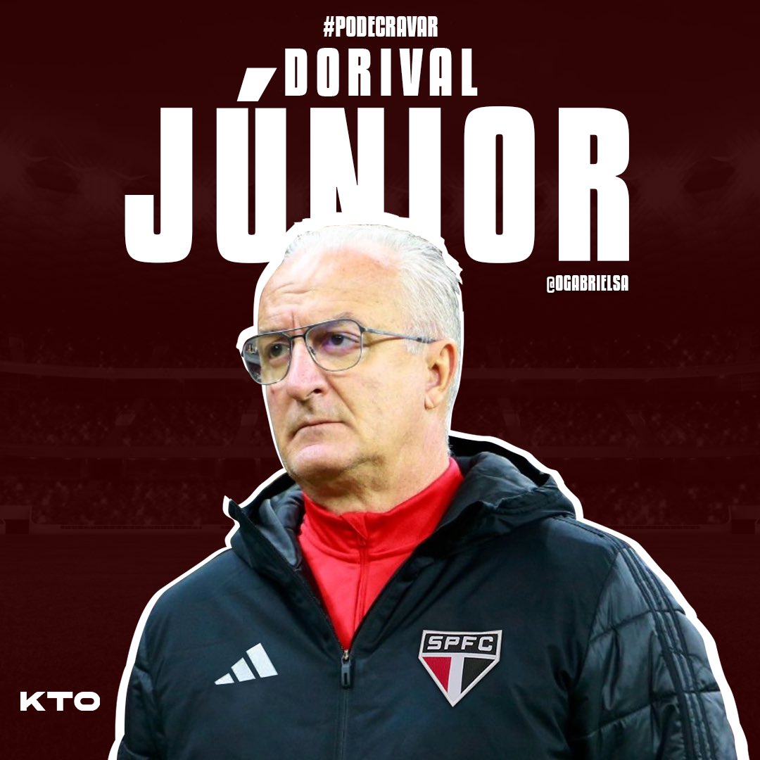 OGabrielSa's tweet photo. #PodeCravar 🤝

Dorival Júnior é o novo técnico do São Paulo. O treinador, que recentemente deixou o Flamengo, é aguardado nas próximas horas para finalizar a assinatura de contrato. Salário semelhante. Já conversou com alguns jogadores. 

#SPFC https://t.co/9UPqXzczKM