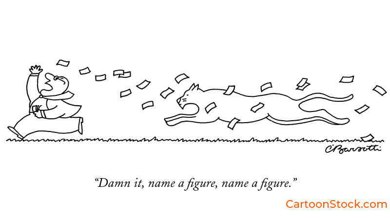 CartoonStock's tweet photo. Everyone has a number

Cartoon by Charles Barsotti

#DontSettle #Dominion #dominionlawsuit #DominionDoNotSettle  #DominionvsFox #FoxLies #FoxNews #FoxNewsTrial  #FOX #settlement #cartoon #tnycartoons #cartoonstock https://t.co/zt0iKJiNYn