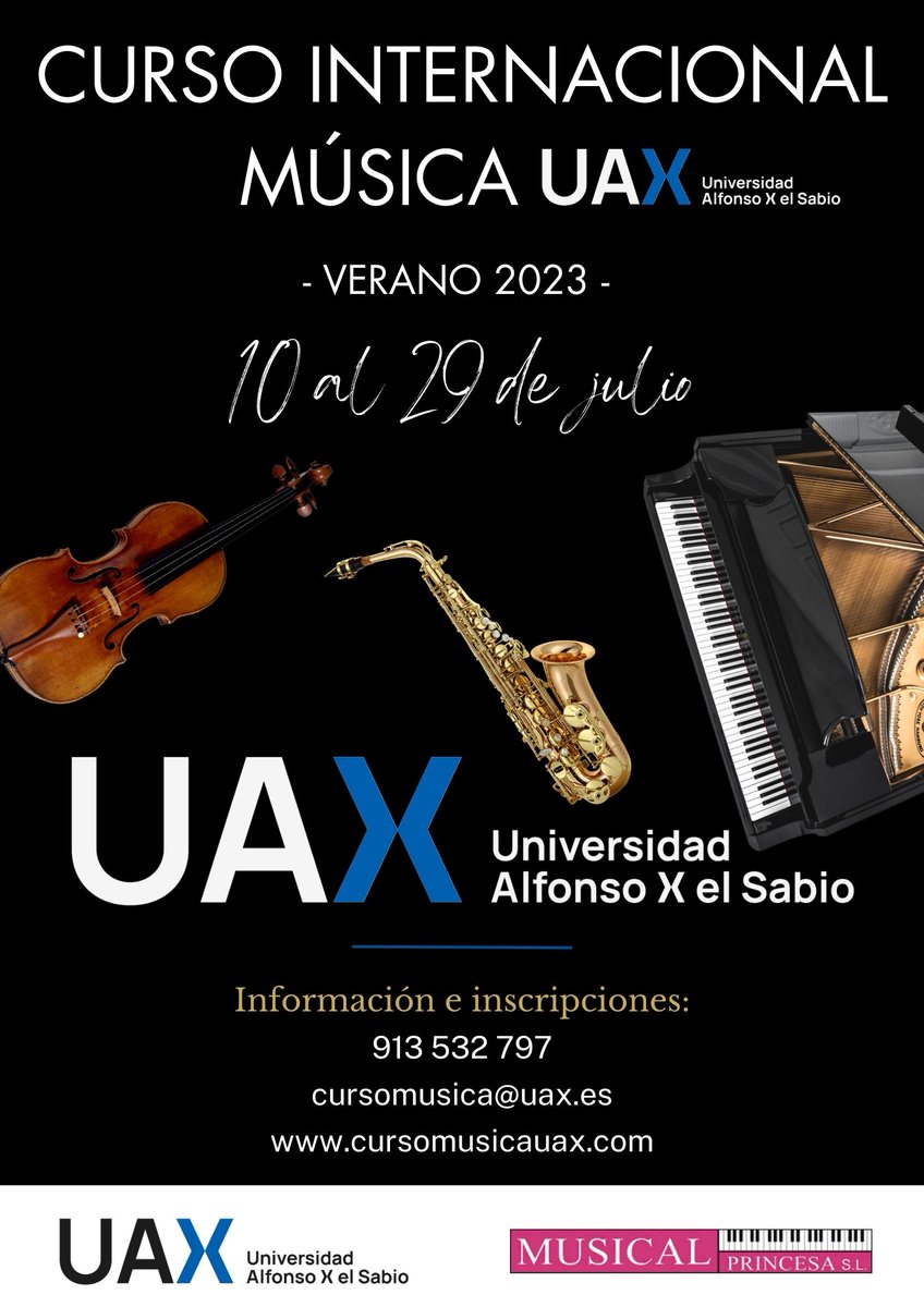 Facultad de Música y Artes Escénicas UAX tweet media