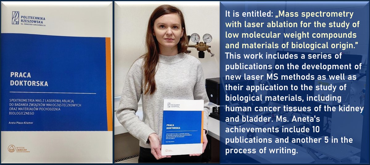 PolyTechnicLab's tweet photo. A member of our team #PolyTechnicLab Aneta Płaza-Altamer, BEng, MSc submitted her doctoral thesis to the dean's office. We keep our fingers crossed, counting on beautiful reviews and exemplary work defense. https://t.co/oNc12nBhNC