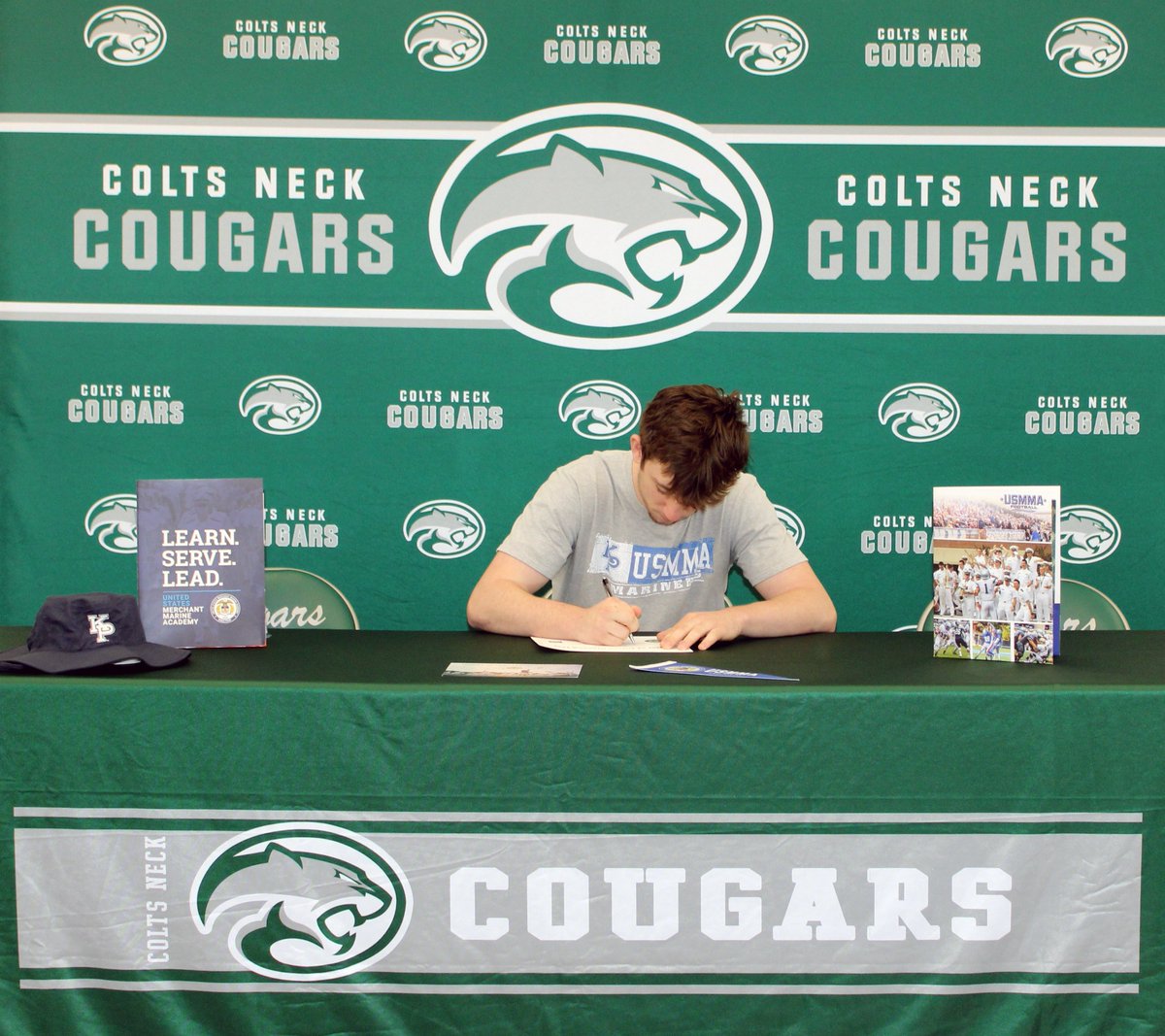 CNHSAthletics's tweet photo. Congratulations to senior Will Surdez on his commitment to continue his educational, service, and Football careers at the Merchant Marine Academy at Kings Point! #CougarPride #CNHSSports @APPSportsDesk @JSNSPORTINGNEWS @ShoreSports_NJ @CNcougarfb @Bob_Badders @USMMAFootball https://t.co/z0ptlMiRKw