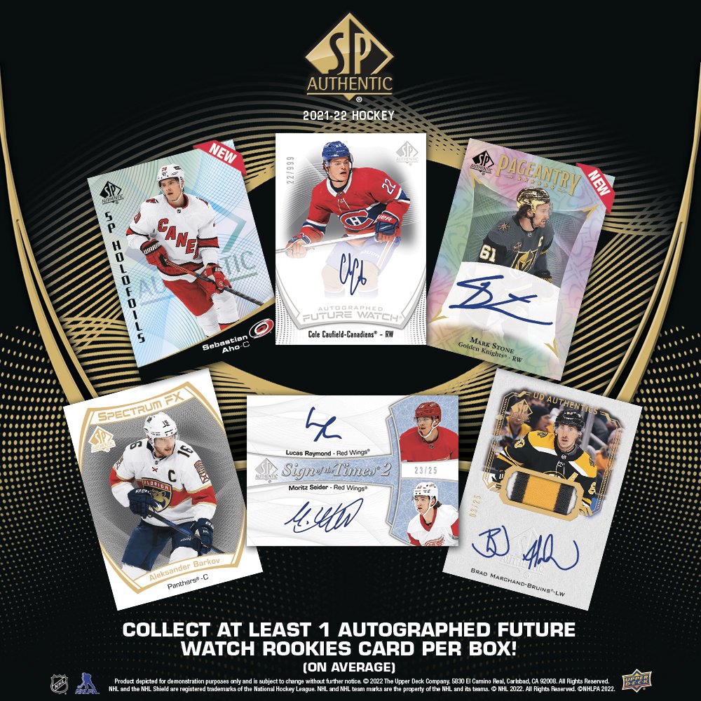 Today's the day for S P A! Come on down and get your hands on the new 2021-22 SP Authentic!Available in store and online. 

Hobby Box: outoftheboxcards.com/product/2021-2…

16 Box Case: outoftheboxcards.com/product/2021-2…