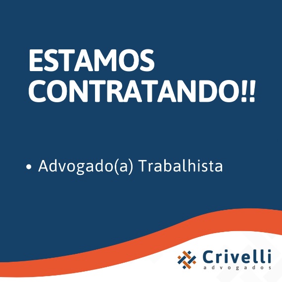 crivelliadvoga1's tweet photo. Crivelli Advogados está com uma vaga aberta para o cargo de Advogado (a) Trabalhista.

Tem interesse?

Envie seu currículo para rhatendimento@crivelli.com.br  e venha fazer parte da nossa equipe!

Saiba mais sobre a vaga em 
https://t.co/RhZLfFXkAO https://t.co/dd8V3AfZCE