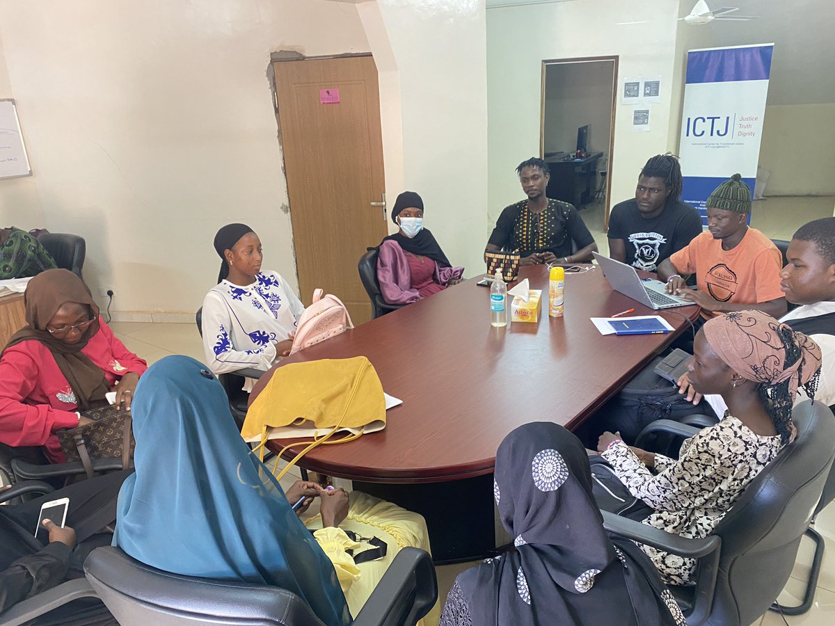 ONOV_GMB's tweet photo. #ONOV today welcomed new members to the movement, #new members met up the founding members today at #ICTJ #Gambia, new members comprise of youths from the #universityoftheGambia who are seeking to participate actively to promote #youth participation in the #tj #processes https://t.co/K3nowBqjEh