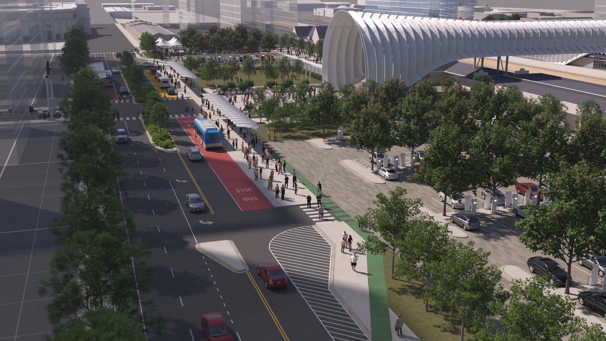 CaHSRA's tweet photo. Greetings fellow wonks!

As we approach Earth Day, we are dedicating this #WonkWednesday to discussing stations and sustainability, including Central Valley stations under design, our high-performance design criteria, and early site activation. (1/25) https://t.co/IEA4LoTepB