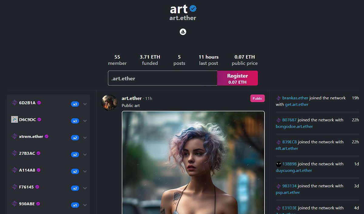 Ether Name Protocol tweet media