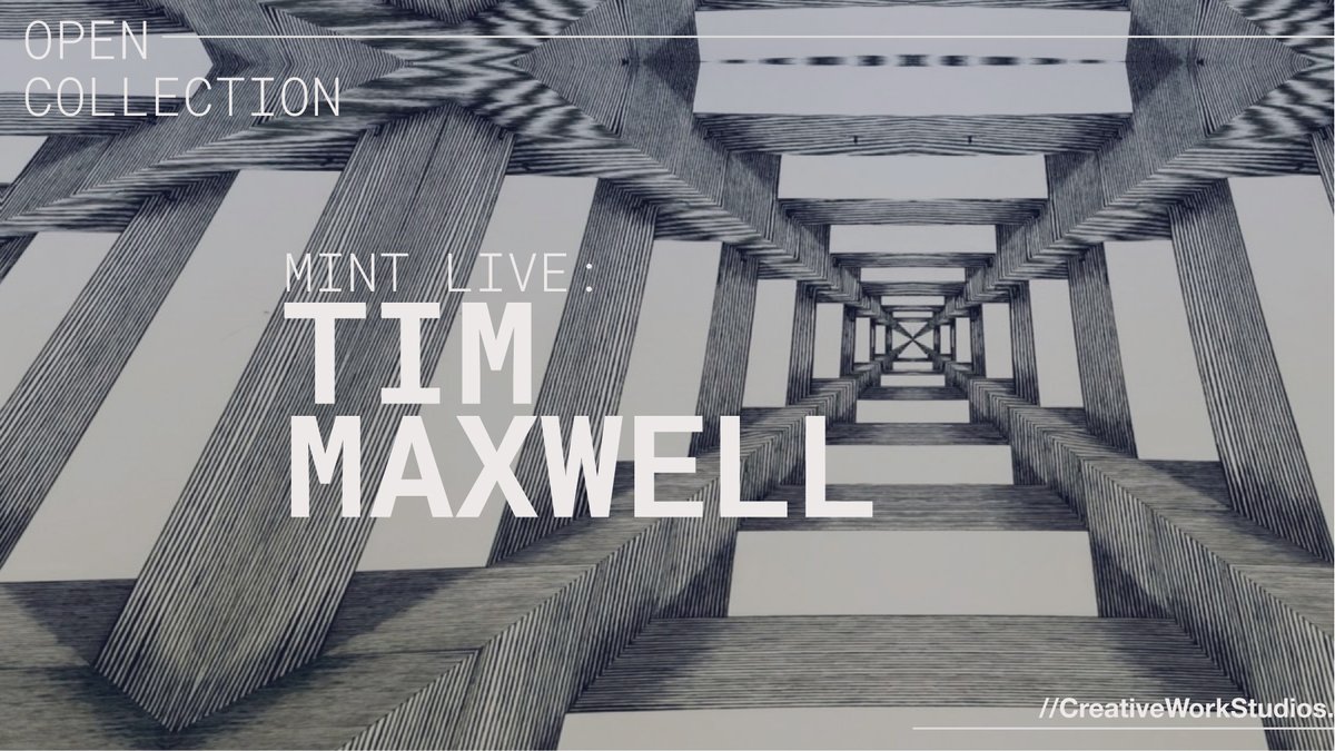 CWSVision's tweet photo. :: OpenCollection. presents
Edition TM012
Geometric Conundrum
by Tim Maxwell | @maxwellinked
PreMint | NOW LIVE 0.05 ETH (2hrs) 🔥
Public Mint | 1600 ET | 0.075 ETH (22hrs)
🍃 Mint Link Below ⬇️
Max 250 Editions | 24 Hours only
#openCollection #editions #digitalart https://t.co/yWo2zWHaEn
