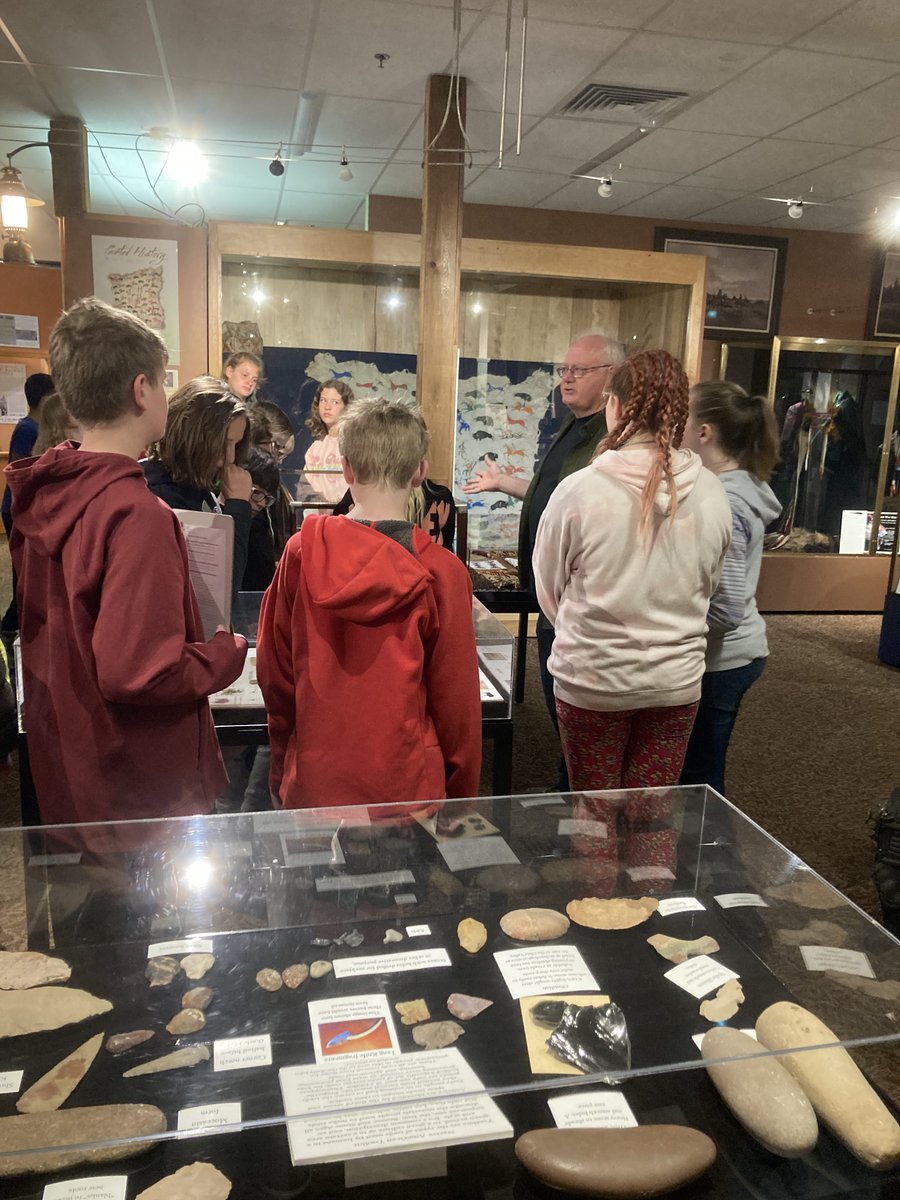 LMS_AP22's tweet photo. 6th graders visited with Mr. Randall Wise of the Pioneer Museum to learn about the legacy of WWII and its impact on our local community.  One take away from the visit was the clear understanding of just how tough and brave the residents of our community were and still are! https://t.co/auzZmrJ5wW