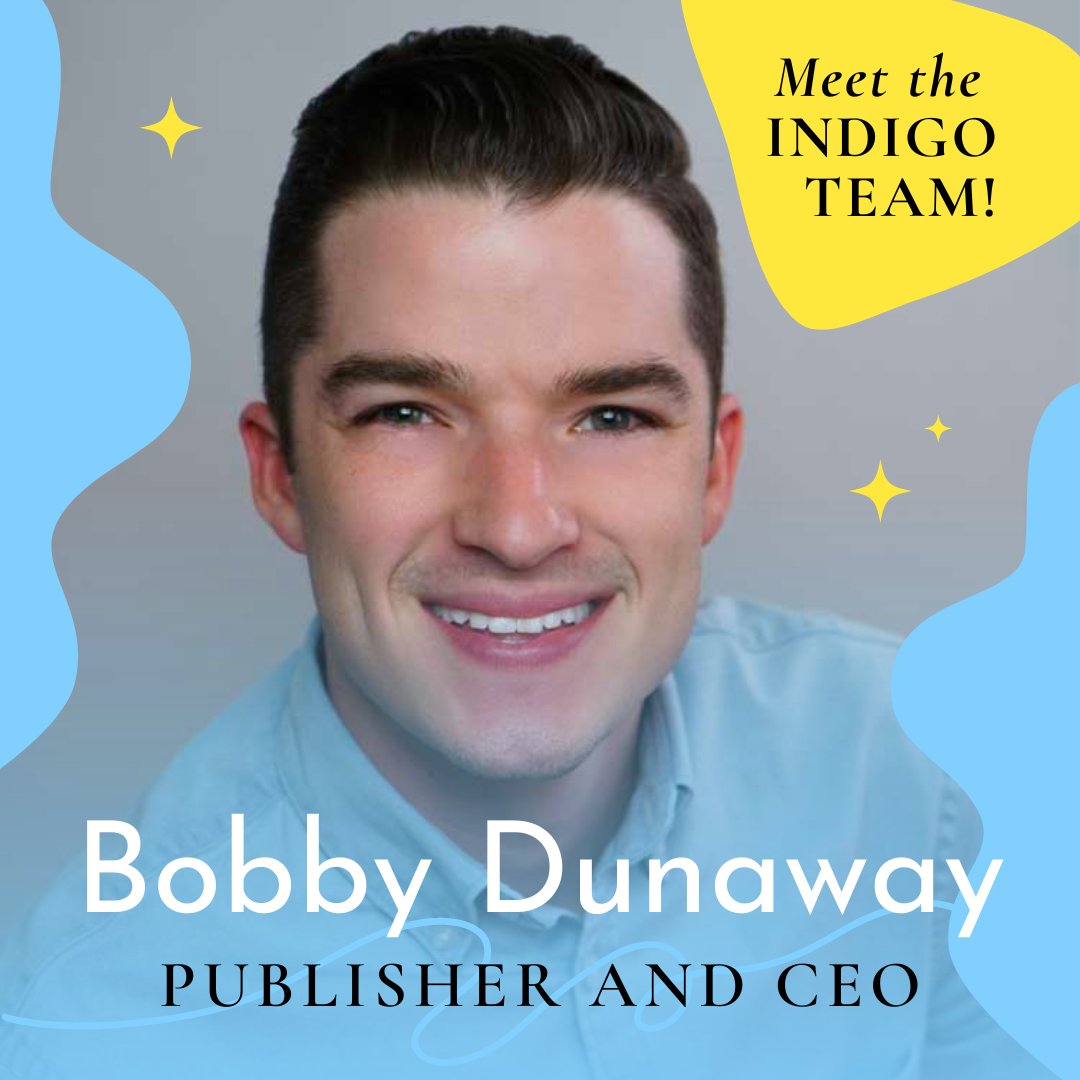 indigoriverpub's tweet photo. Meet our CEO! After starting in production, Bobby climbed the ranks eventually stepping into the role of Publisher and CEO. He is committed to expanding readership and empowering individuals to share their stories. #IndigoRiverPublishing #HybridPublishing #WritingCommnunity https://t.co/bg5aUVW5t9