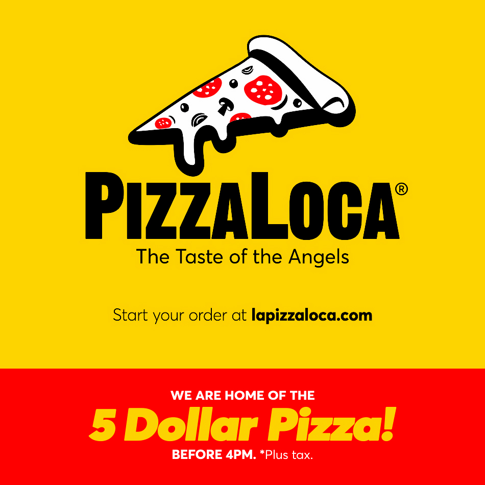 PizzaLocaUSA's tweet photo. 🍕PizzaLoca® Home of the 5 Dollar Pizza!
Start your order at https://t.co/OjuKpYvffr
#lapizzaloca #telemundo52 #curacaousa #laschools #5dollarpizza #trinitystfalcon #estrellatv #whittierca #eastla #cheappizza
* Large Pepperoni or cheese. Plus Tax. https://t.co/b1wA7eAGuw