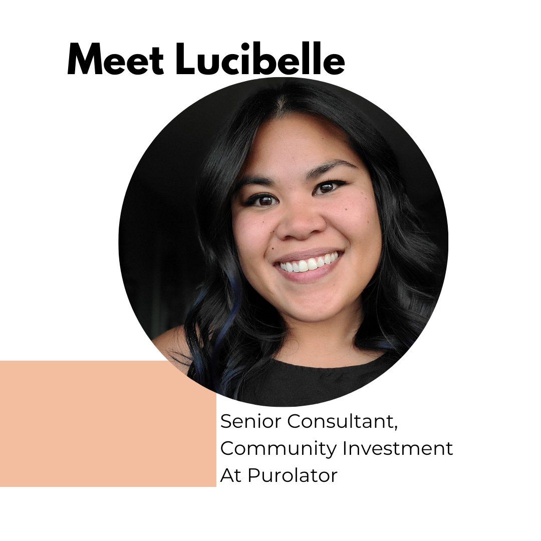 Lucibelle, Sr. Consultant at Purolator Inc., leads Community Investment &amp; Purolator Tackle Hunger program. Fundraising expert with NFP experience in digital fundraising, community/employee engagement, &amp; corporate partnerships. #CSR #CommunityInvestment #PurolatorTackleHunger