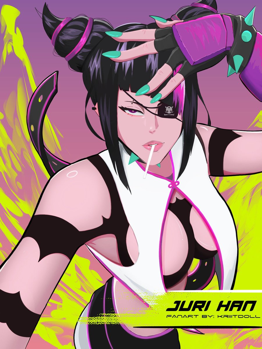 KriiitDoll's tweet photo. #JuriHan  #juri #StreetFighter6 #StreetFighter #fanart https://t.co/bSCAL9hF8z