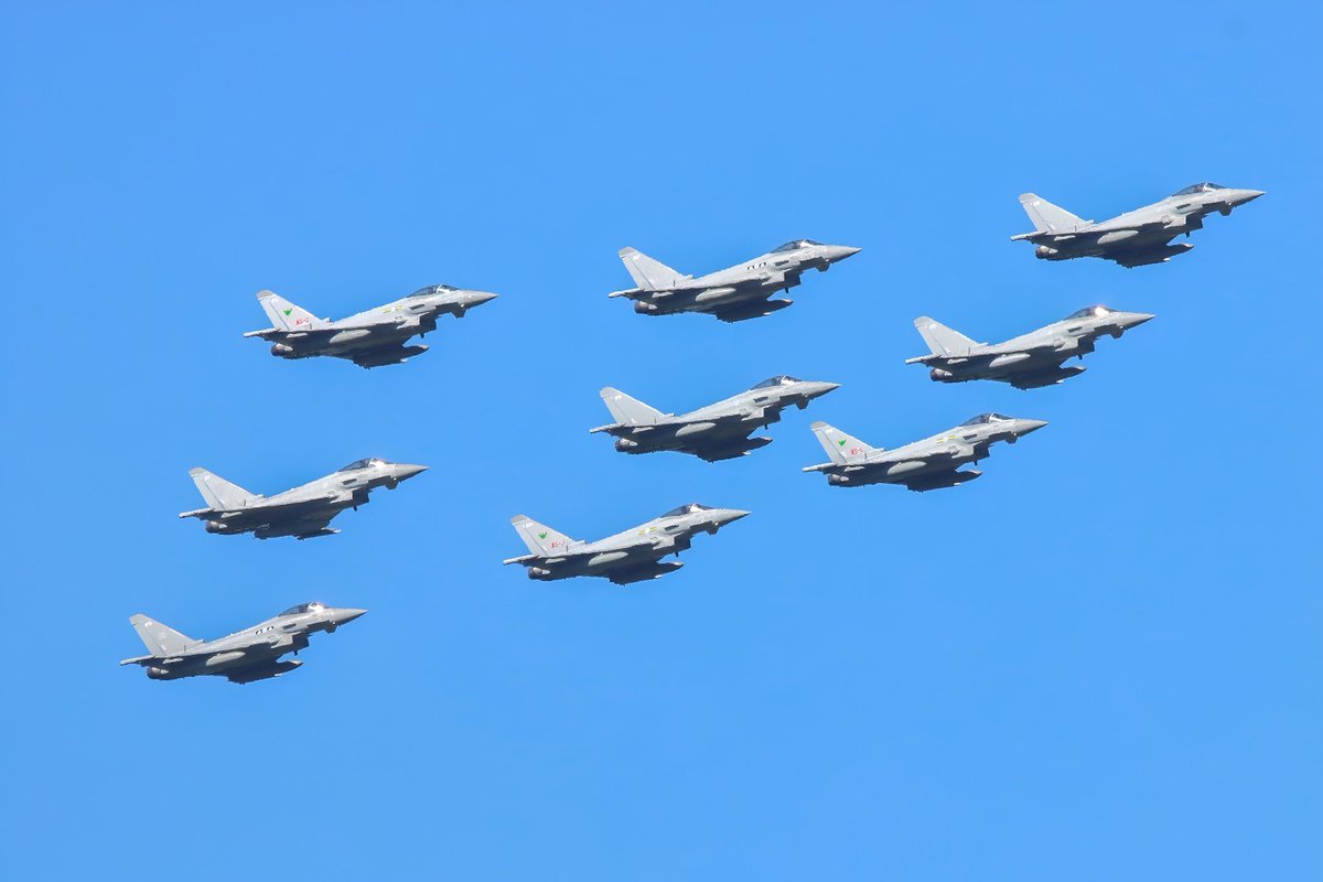 A few from @RAFLossiemouth today,as they practice for Coronation activities started.A nice 9 ship diamond formation over the base 😍✈️🛹💎

 #TeamLossie  #SecuringTheSkies  #ProtectingTheSeas #AvGeek #avgeeks