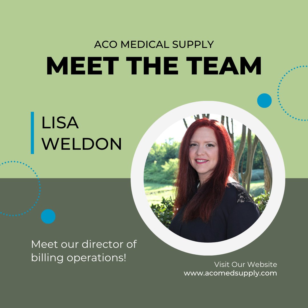 ACOMedSupply's tweet photo. Since joining the ACO family in 2016, Lisa has provided continuous support and demonstrated a dedicated drive to provide our customers with the service and care they need to make their experience as concise as possible.

To shop with us, visit: https://t.co/d3mlDsjP8u https://t.co/SyNhBOUOPr