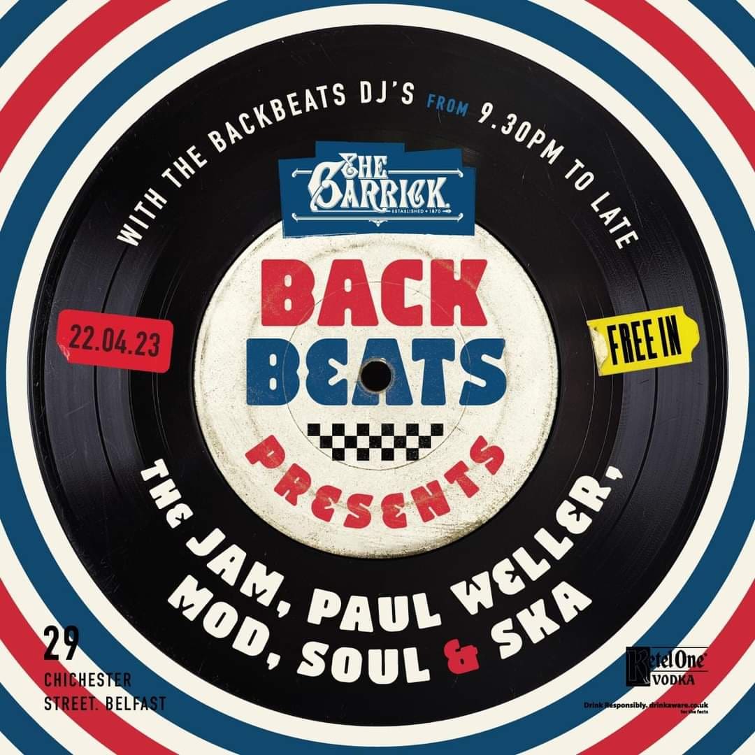 martibo31's tweet photo. This Saturday night at the Garrick Bar Belfast from 9:30pm.Mod,Soul,Ska and Weller classics all night!#Weller #fromthejam
#northernsoul @TheGarrickBar https://t.co/Un1xswrYRw