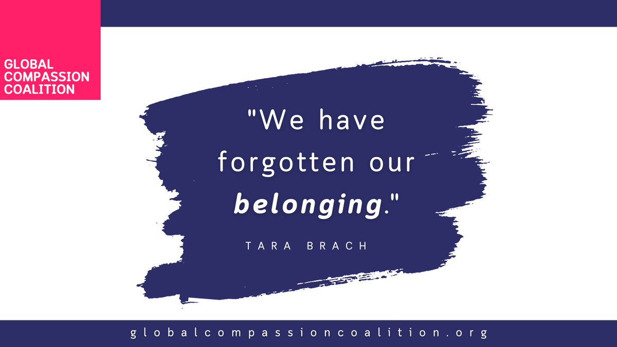 CompassionMvmt's tweet photo. Everyone cares about life in their own way, and some may be misguided. Deep down, itโs the same lovingness & aliveness living through us all. Thank you, Tara Brach, for sharing about our collective belonging! Find the full recording of #CompassionNow here: https://t.co/5UVqzh9o04 https://t.co/cjSKQk6x73