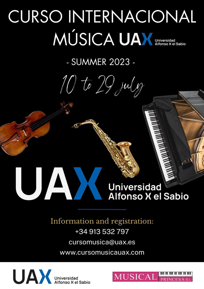 Facultad de Música y Artes Escénicas UAX tweet media