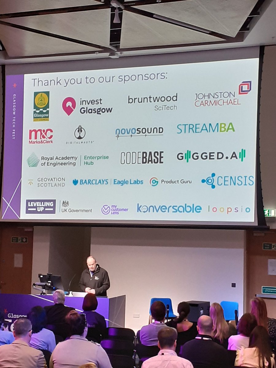 e_tsurtsumia's tweet photo. #GlasgowTechFest just wrapped up @glasgowcityinno The key topics covered carbon-efficient computing, creating a sustainable and resilient eco tech system, #AI, #ChatGPT, #Robotics and how these technologies are shaping various industries. Great OoO day for #LogInToLearn team 🤗 https://t.co/67ghklkyvt