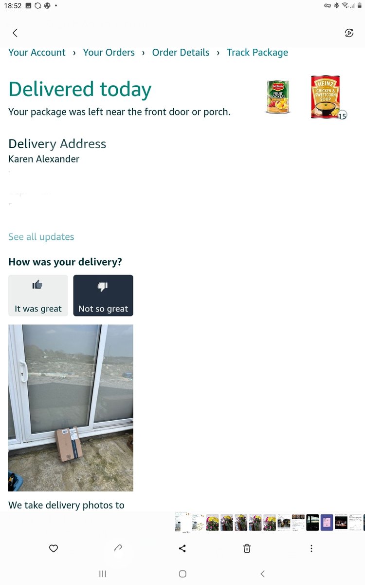 WarphobblerKaz's tweet image. .@amazon @AmazonHelp I'm in utter despair. This has not been delivered to me. Nor has it been delivered to my landlord next door. No one knows where this pictured property is. I'm too ill for phone calls. Please sort this out. Thank you. #housebound #severelyillanddisabled see DM
