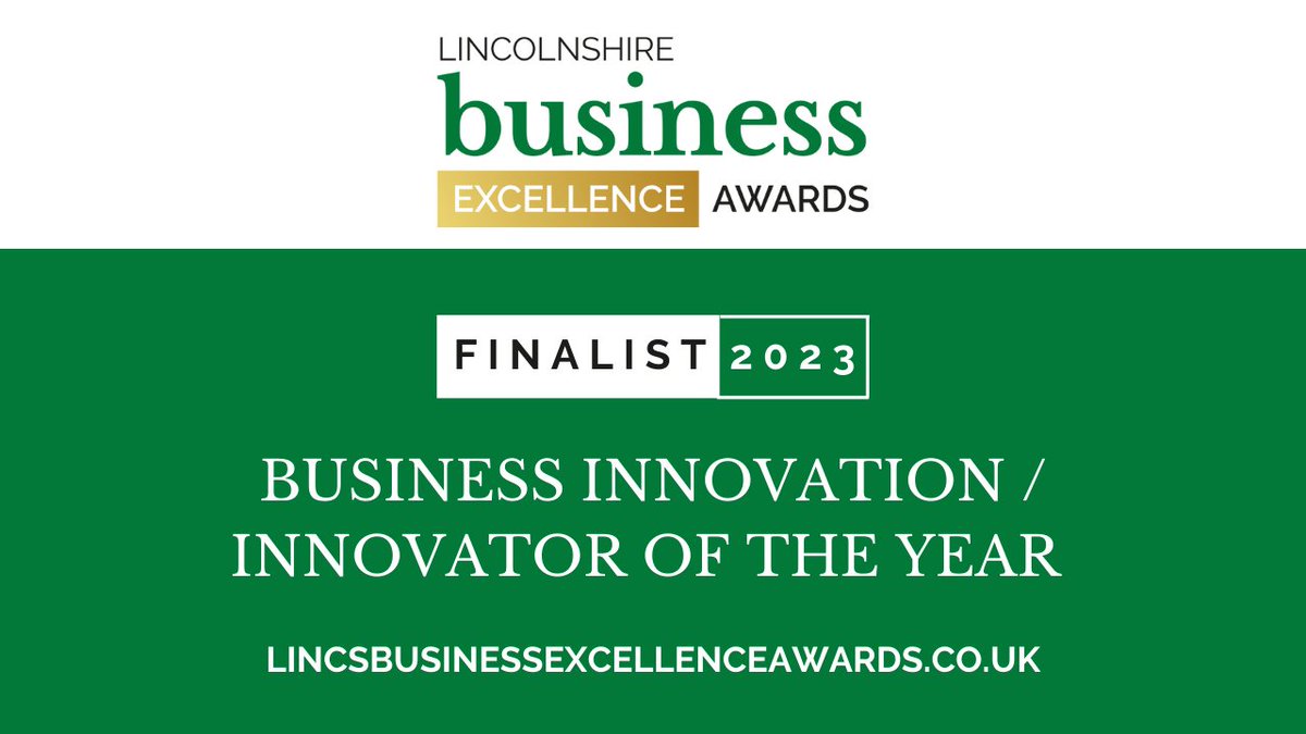 Very pleased to be a finalist in Business Excellence Awards (Lincolnshire) for Innovator of the Year! Looking forward to the event and good luck to everyone! #LBX23 #SustainableAgriculture