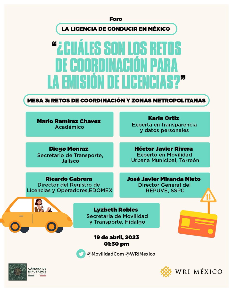 ¿Qué hace de una Licencia de Conducir un documento seguro? ¿Por qué en México no es un documento oficial? ¿Cuáles son los tipos de licencia que debemos tener? ¿Cómo debe de ser el examen de conducir? 

De esto hablaremos hoy en el Foro La Licencia de Conducir en México.