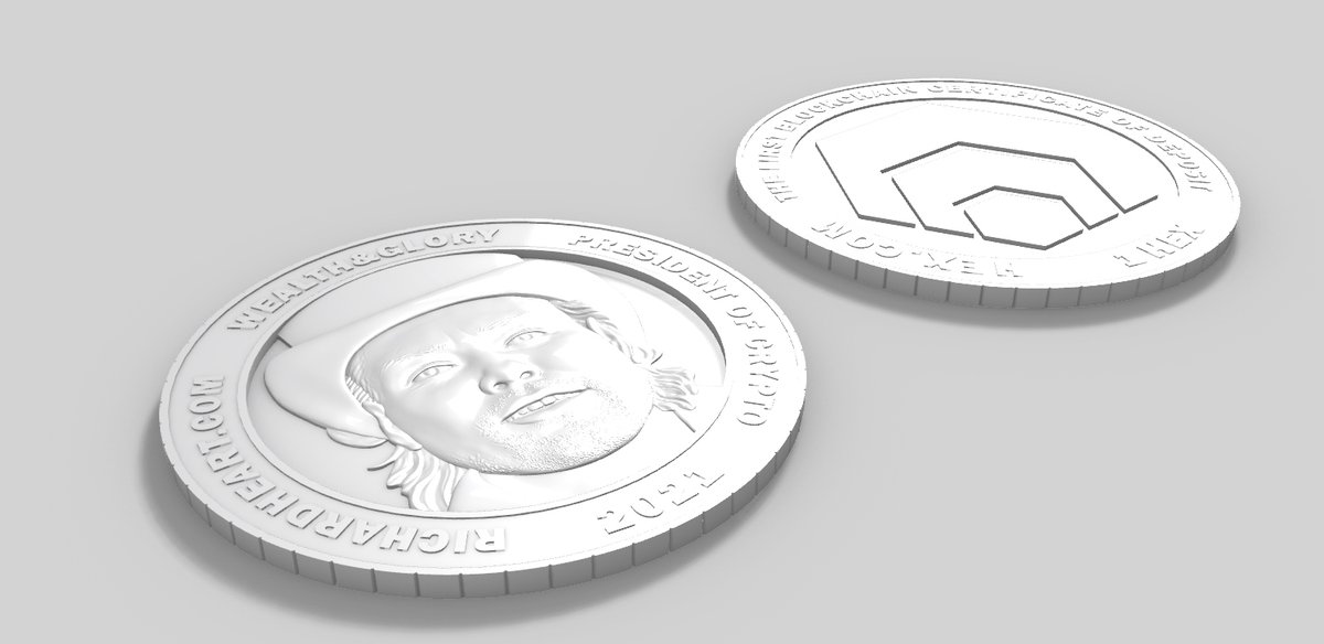 nuZ_darov's tweet photo. The first samples might be ready soon. Any thoughts? No doubt @RichardHeartWin is president of crypto and he deserves a solid coin out there! #HEX #PLS #PLSX #PulseChain #RichardHeartWin Do we also need $PLS and $PLSX logo versions? https://t.co/QNuuq20cLm