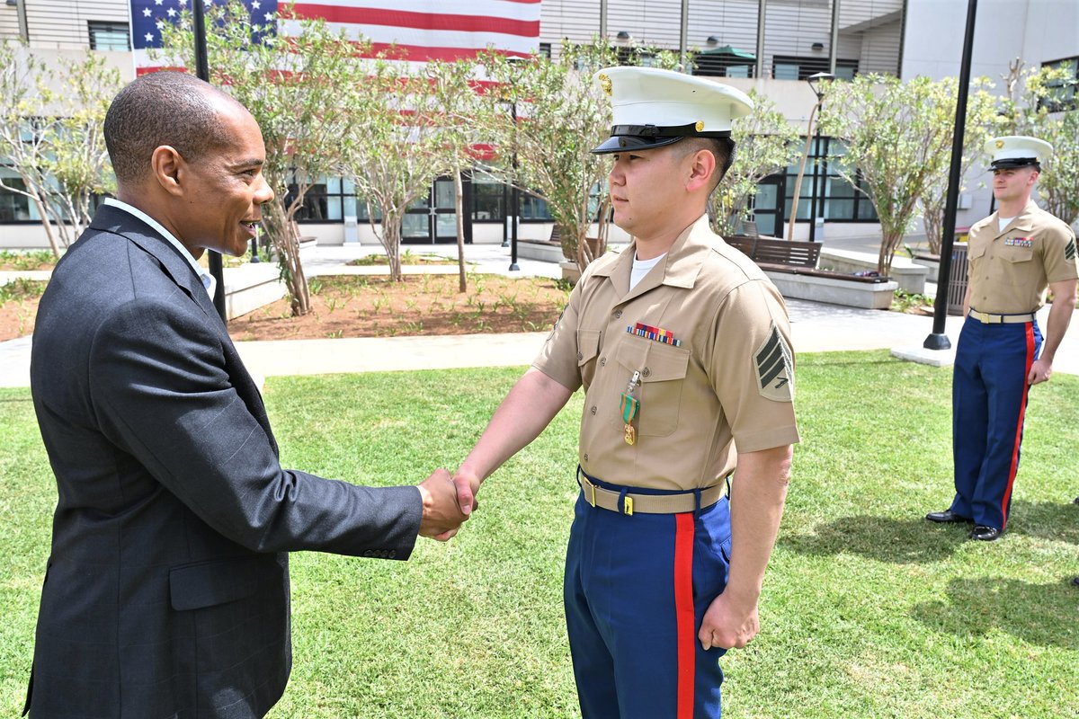 MSG_Duty's tweet photo. Each month, we highlight the #success of our Marine Security Guards around the globe. Please join us in congratulating our #Marines who were recently promoted and awarded! #MSGDuty https://t.co/EB0h9dfyo7