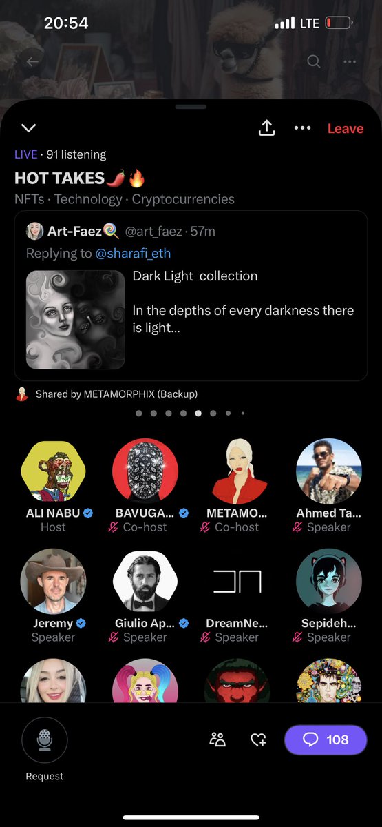 🍬Thank you very much for your unique space🍬
<a href="/METAMORPHIX_ART/">METAMORPHIX (Backup)</a>  @bavugar  
<a href="/sharafi_eth/">NabuLines | Fan Page</a> 
💖💖💖💖💖