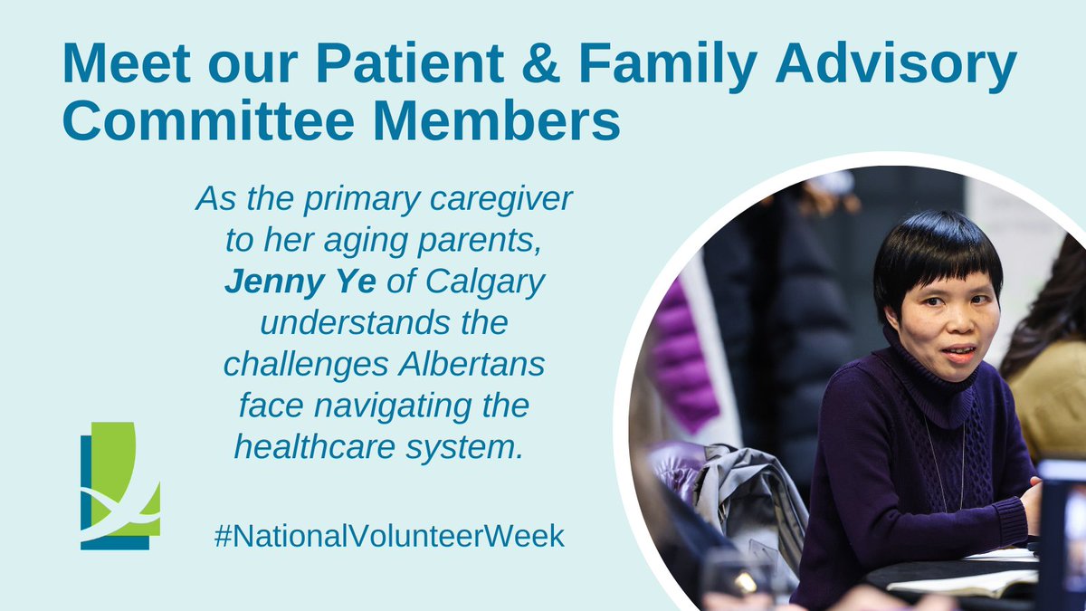 April 16 to 22 is #NationalVolunteerWeek. We sincerely thank our Patient &amp; Family Advisory Committee members for their ongoing contributions to the HQCA. We appreciate the unique perspectives they bring to our work.

👉 Check out this amazing group: ow.ly/q7KI50NKH5y