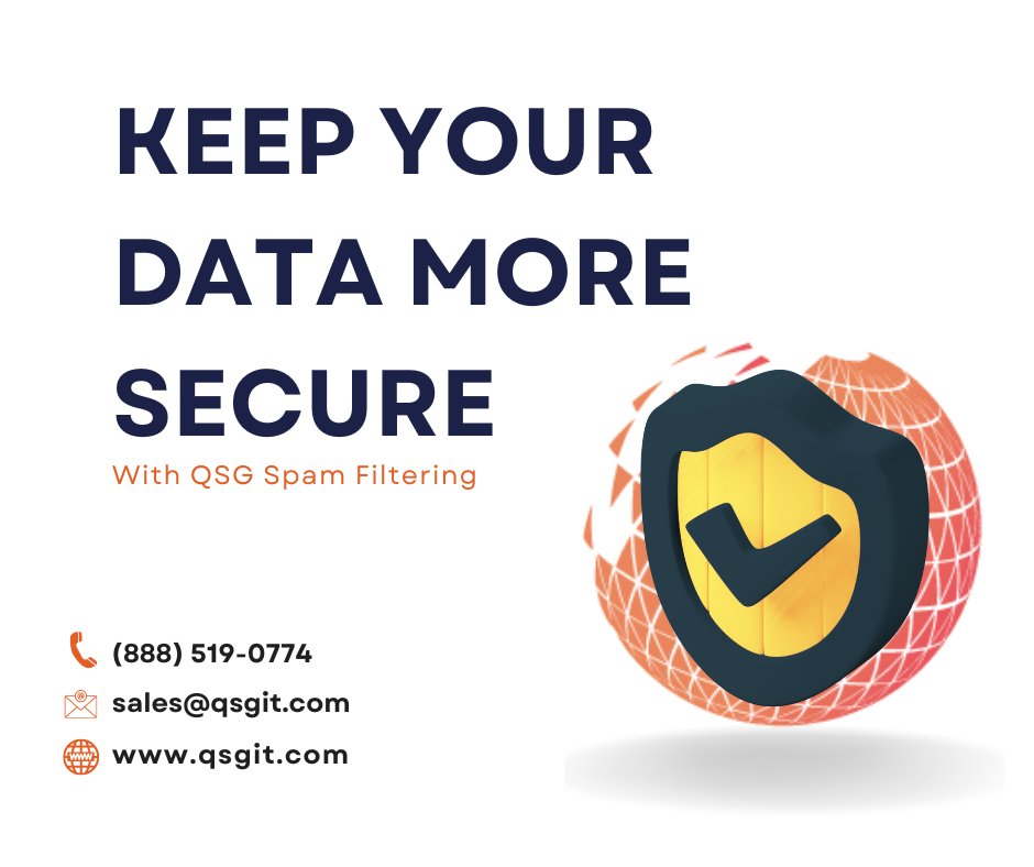 qsgit's tweet image. Stop spam before it stops you - keep your inbox clean with a QSG Spam Filter!
#SayNoToSpam #SpamFilter #Spam #EmailSecurity #CyberSecurity #Email #TechSupport #QSGIT
