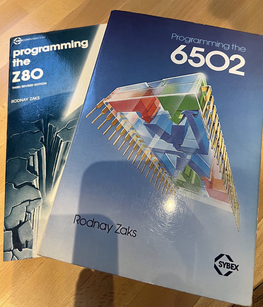 carcharo's tweet photo. Trying to find time to get back in ASM programming and following course on @pikuma for NES &amp; 6502 programming. Also looking at the C64 as well. Thought ideal time to get hold of the Zaks 6502 partner to my Z80 book!! #assembly  #C64 #nesdev https://t.co/rjnD0Rsm7l