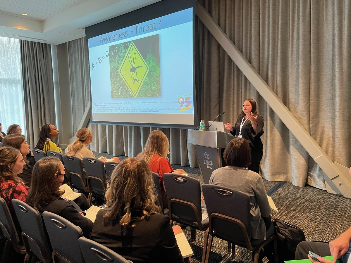 NAGC's tweet photo. Up next: @CV_mosquito’s Tammy Gordon shares best practices for designing campaigns that speak to an audiences’ emotional connection to their community. 

💡 Factors that affect behavior change, calls to action &amp; preparedness include awareness, acceptance &amp; persuasive messaging https://t.co/lVaM2lIV9y