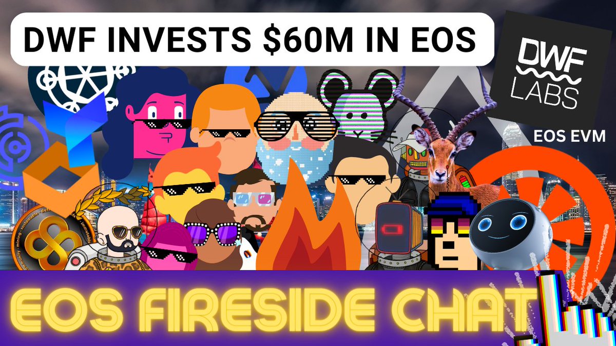 Vaulta_'s tweet photo. #EOS Community Fireside Chat! 🔥💬 

Agenda:
🇭🇰 Hong Kong Web3 Festival w Yves La Rose
💎 @DwfLabs invests $60M in $EOS
🔍 EVM Audit by @sentnl_io
🚀 EVM Launch
⚡ Powered by EOS: Chintai &amp; Defibox
🌱 @HyphaDAO Beta

🕰 Live @ 19 UTC / 3PM ET on Discord
➡️https://t.co/o5LWrD9fOb https://t.co/dkLvrAYX52
