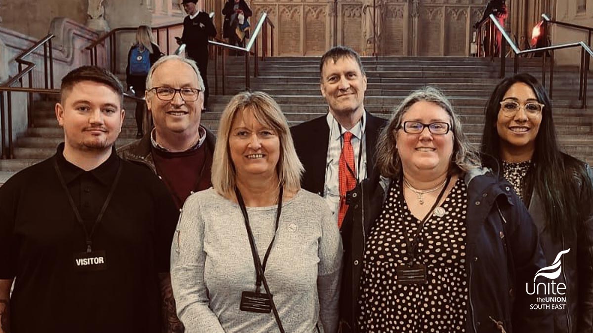 unite_southeast's tweet photo. โ๐ผ @unitetheunion @UniteEquality Reps lobbying the government on the lack of statutory rights for trade union equality reps. ๐๐ผ
#Equality leads to stronger and fairer economy.
#WorkVoicePay https://t.co/tVtE7W8hR3