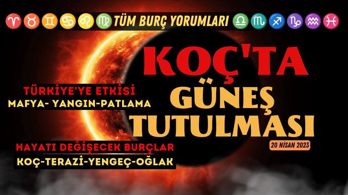 astrolibrayorum's tweet photo. YENİ VİDEO✨
☀️GÜNEŞ TUTULMASI Ve ETKİLERİ 🌌 29 Derecede KOÇ burcunda gerçekleşecek bu kritik tutulmanin hem Türkiye hem de burçlara etkisini videoda izleyebilirsiniz.✌🏻⬇️ 
#gunestutulmasi #moonbin #astro #astrolibra #astroloji #tutulma #SolarEclipse
https://t.co/bNzjdCSvE9 https://t.co/d8Wt28JPA2