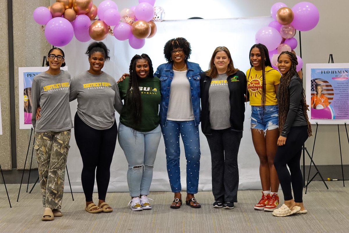 AOCA_Volleyball's tweet photo. Good times had by all, while creating space for future #HallOfFamers 
@jrvbassociation #AOCA #JVA 
@KYSUAthletics @plucaswhite 🏐🤍 https://t.co/u9pVg7qOf4
