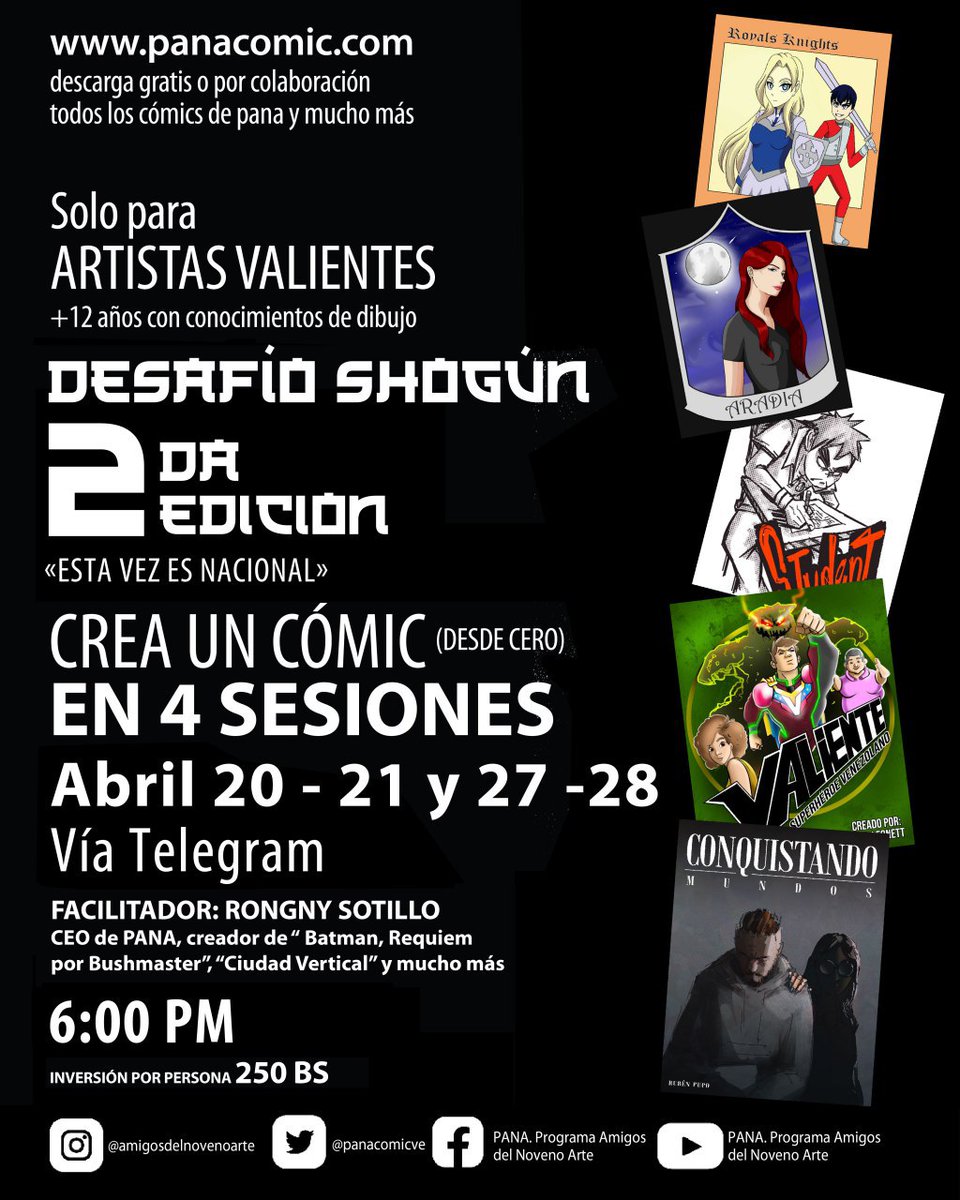 PANAcomicVe's tweet photo. Se acerca el 24 de abril, queremos convertirlo oficialmente en ¡el día del comic venezolano! #ComicVen #VenezuelaComic #ComicCentenario #100años #narrativagrafica #narrativasecuencial #novelagrafica #historieta #Manga #CcsComics #Hemeroteca #Panacomic #Novenoarte #comicvenezolano https://t.co/lzXep3uDj4