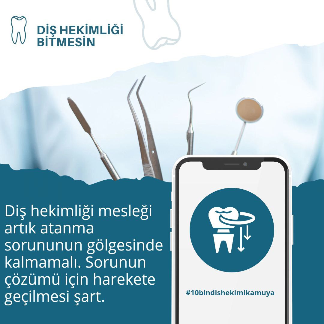 Aile diş hekimligi ile kamuya istihdam istiyoruz #10bindishekimikamuya <a href="/drfahrettinkoca/">Dr. Fahrettin Koca</a>