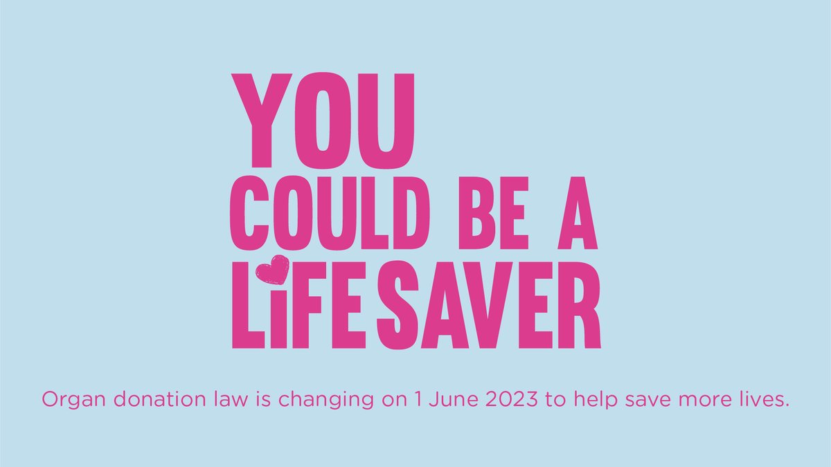 OrganDonationNI's tweet photo. The law around #OrganDonation is changing on 1 June to help save more lives.
#DáithísLaw means if organ donation is a possibility after they die, all adults will be considered a potential donor, unless they choose to opt-out or are in an excluded group.
https://t.co/gF8wEizUjd https://t.co/q7IZRw07HF