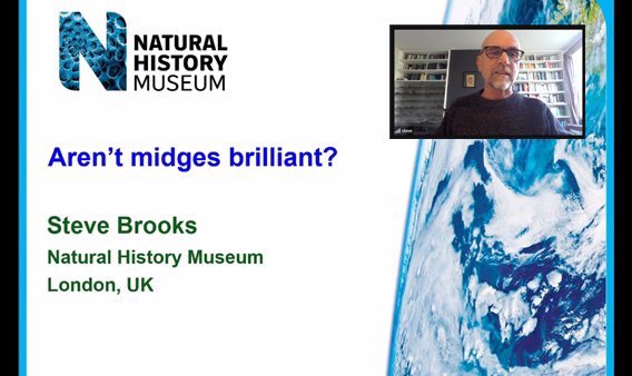EdEntClub's tweet photo. What a wonderful talk from Steve Brooks. We are in awe of Chironomid midges and how much they can tell us about environmental change. #InsectsMatter https://t.co/yuuXFTdgjm