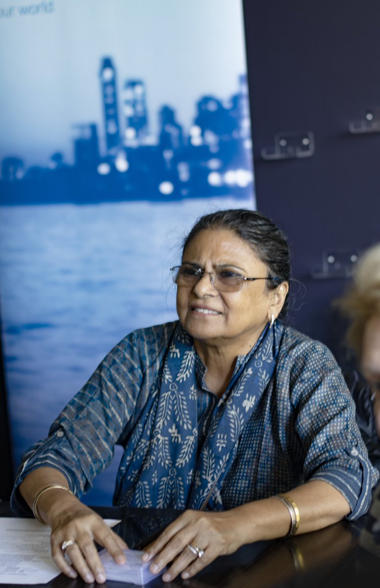 KMNoronha's tweet photo. @sdi_net @alculete1970 @UPennEnvir @PennIUR @WeitzmanSchool Here's Sheela Patel and Mayor de Araujo telling us how important it is to tailor planning education at institutions like Penn for the real-world problems of cities in the global south. @DrGenie_Birch https://t.co/Y61EW44GBL