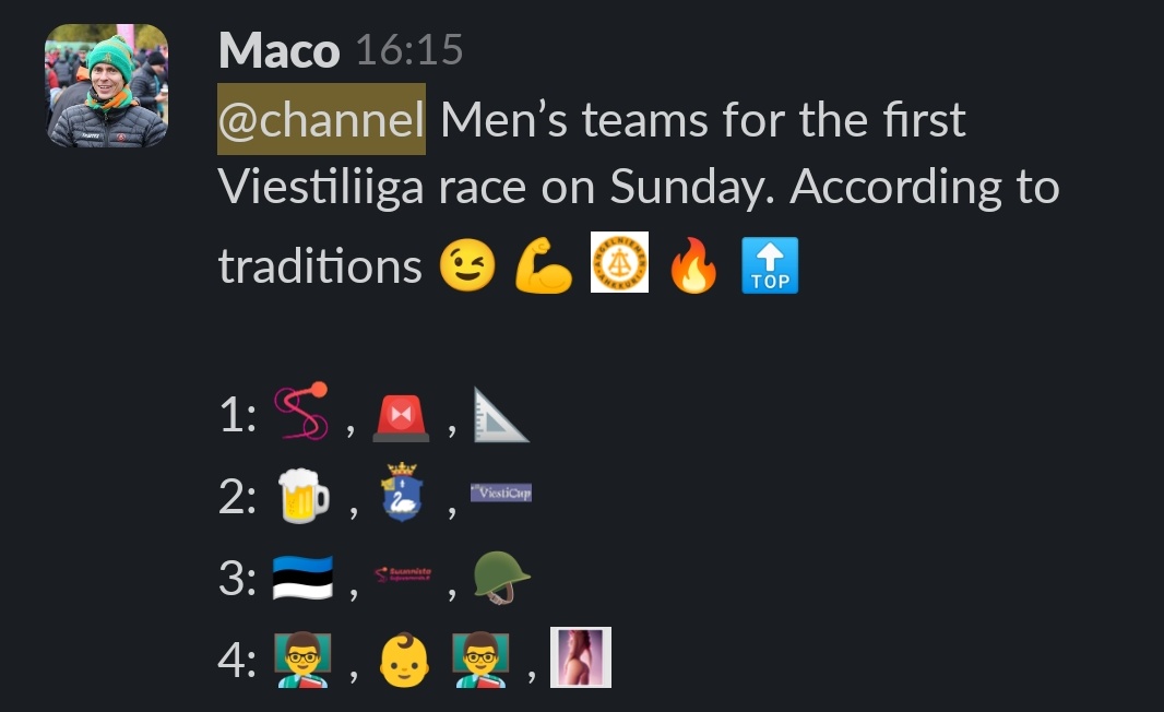Valmennuspäällikkö <a href="/macomakinen/">Vesa Mäkinen</a> tiedotti vkl #viestiliiga joukkueet. #suunnistus <a href="/viestiliiga/">Viestiliiga</a> <a href="/AngAnkkuri/">Angelniemen Ankkuri</a>