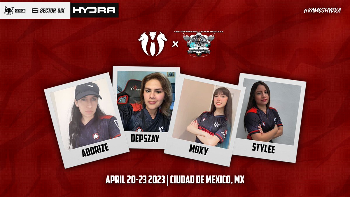 HydraNetworkNA's tweet photo. Hydra Gears. Mexico City LAN ❤️🖤

We're proud to be the only ladies team repping at the @DeporteDigitalH event. Huge thanks for having us, and for putting together an amazing LAN for the community.

@ADOORIZE 
@Depszay 
@an_ettx 
@MSTYLEE_ https://t.co/teu4pe6nQP